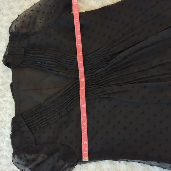 ENTRO • ANTHROPOLOGIE Sheer Mini Dress ~ NWT - Picture 10 of 11